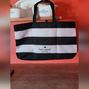 Kate Spade Bold Black and White Tote